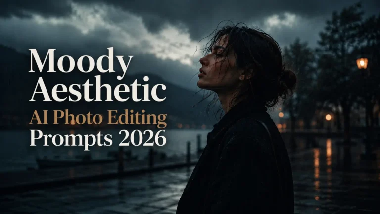 Moody Aesthetic AI Photo Editing Prompts 2026