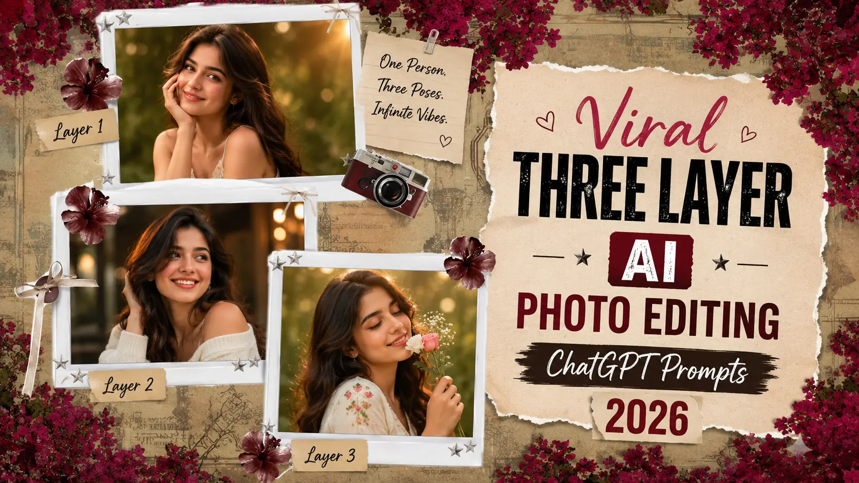 Viral Three Layer AI Photo Editing ChatGPT Prompts 2026
