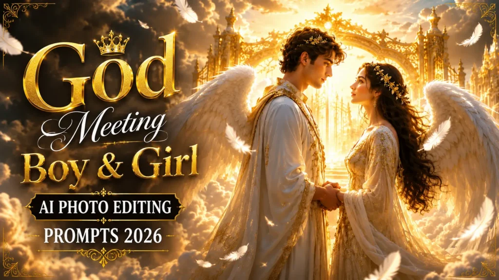 God Meeting Boy & Girl AI Photo Editing Prompts