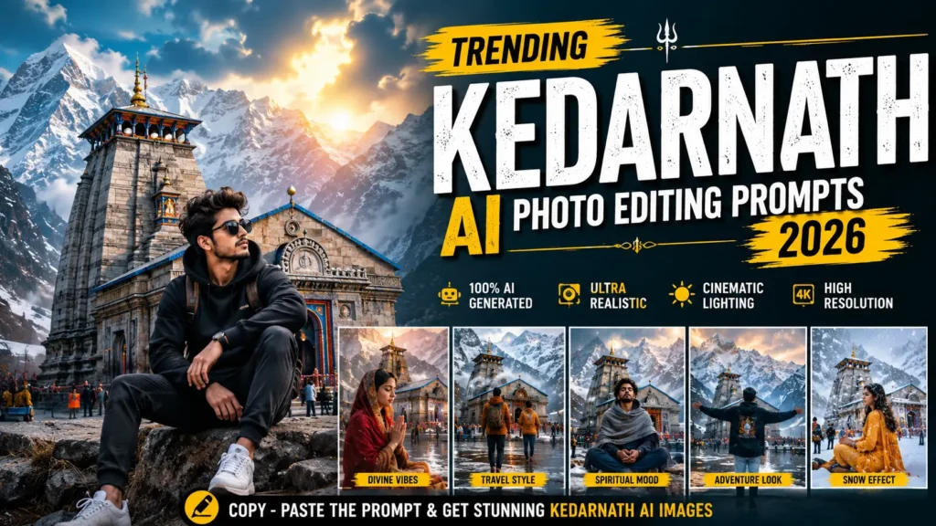 Kedarnath AI Photo Editing Prompts
