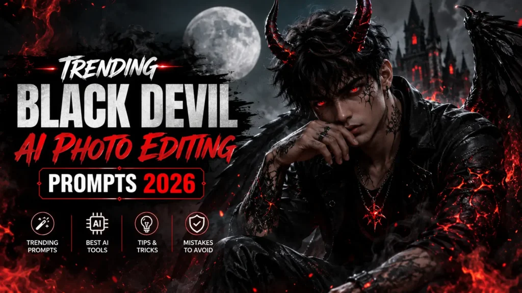  Black Devil AI Photo Editing Prompts 