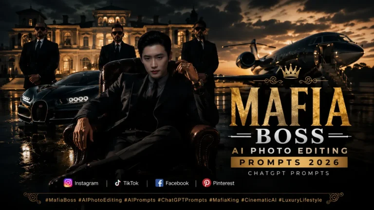 Mafia Boss AI Photo Editing Prompts 2026 | ChatGPT Prompts