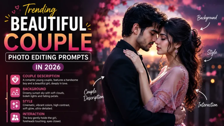 Trending Beautiful Couple Photo Editing Prompts in 2026